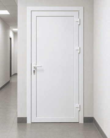 Металопластикові двері для технічних приміщень VEKA Softline 76 поворотні 700 x 2000 мм