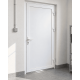 Металлопластиковые двери для технических помещений VEKA Softline 76 поворотные 800 x 2000 мм