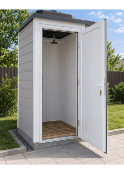 Металлопластиковые двери для технических помещений REHAU EURO 70 поворотные 850 x 2000 мм