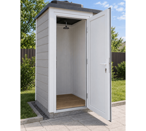 Металлопластиковые двери для технических помещений VEKA Softline 76 поворотные 900 x 2000 мм