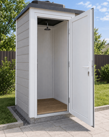 Металопластикові двері для технічних приміщень REHAU EURO 70 поворотні 850 x 2000 мм