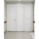 Металлопластиковые двери для технических помещений VEKA Softline 70 с фрамугой 1300 x 1900 мм