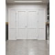 Металлопластиковые двери для технических помещений VEKA Softline 76 с фрамугой 1400 x 2000 мм