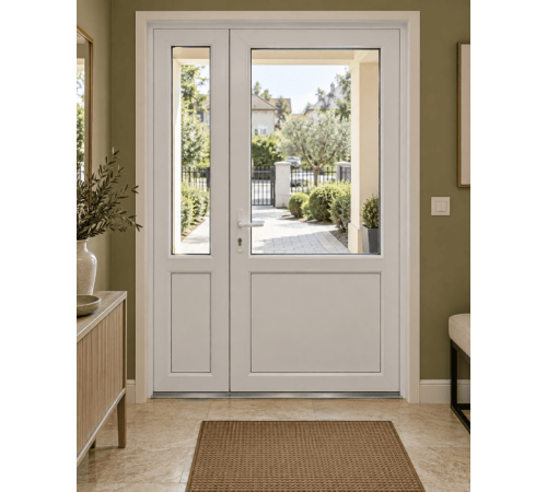 Металлопластиковые входные двери VEKA Softline 82 1300 x 2100 мм