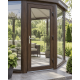 Металлопластиковые входные двери VEKA Softline 82 ламинированные 1050 x 2100 мм