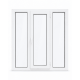 Металлопластиковое окно Veka Softline 76 3-створчатое с 1 поворотно-откидной створкой ламинированное 2100×1300 мм
