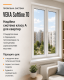 Металопластикове вікно Veka Softline тристулкове з поворотно-відкидною стулкою 2700x1500 мм