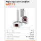 Металлопластиковое окно WDS 7S одностворчатое поворотно-откидное 500 x 700 мм