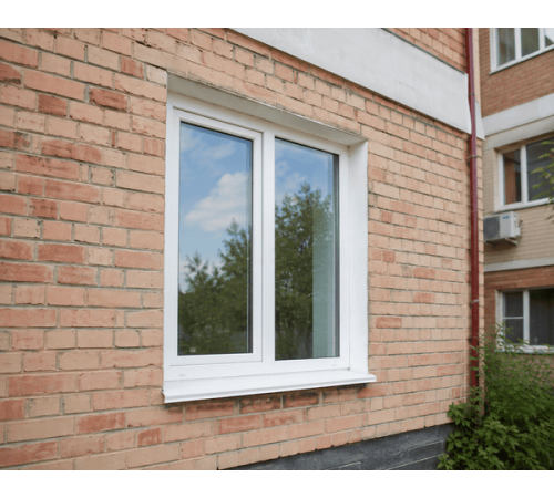 Металлопластиковое окно Veka Proline двустворчатое с поворотно-откидной створкой 1200 x 1400 мм