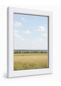 Металлопластиковое окно REHAU EURO 60 глухое 1000 x 1000 мм