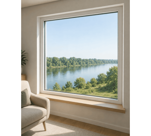 Металлопластиковое окно REHAU EURO 60 глухое 1000 x 1400 мм