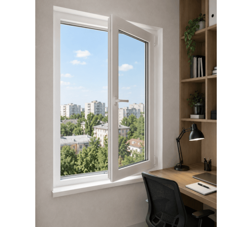 Металлопластиковое окно WDS 5S Поворотно-откидное 1000 x 700 мм