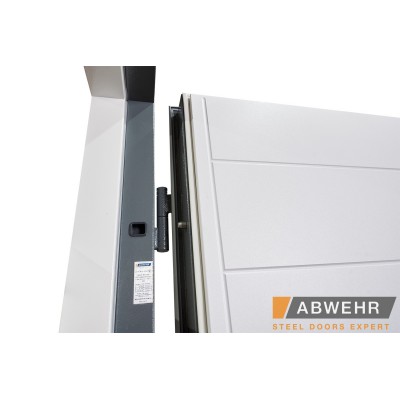 Вхідні Нестандартні двері з терморозривом Palermo (RAL 7016 + Білий), 1600-1800*2050, комплектація FRAME Abwehr-9