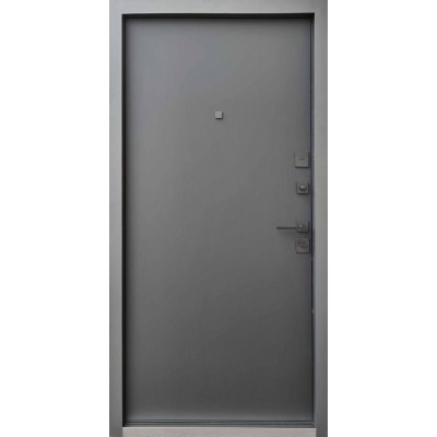 Вхідні Двері Онтаріо софт чорний Qdoors-1
