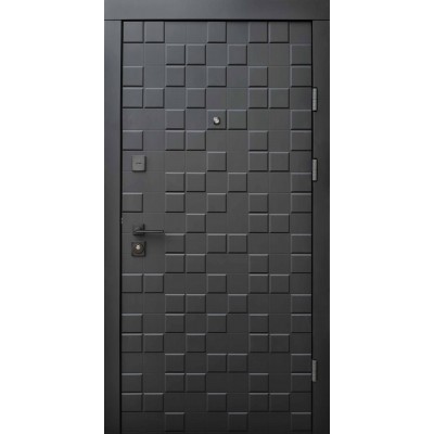 Вхідні Двері Онтаріо софт чорний Qdoors-0