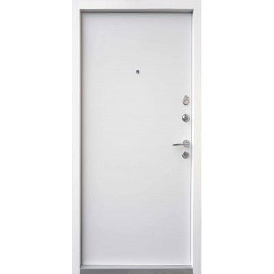 Вхідні Двері Онтаріо софт чорний/білий супермат Qdoors-2