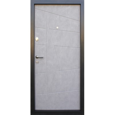Вхідні Двері Акцент бетон темний - бетон сірий "Qdoors"-3