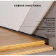 Плинтус алюминиевый скрытого монтажа 30х15х2700 мм ALU-S3015 (Анод) Kluchuk