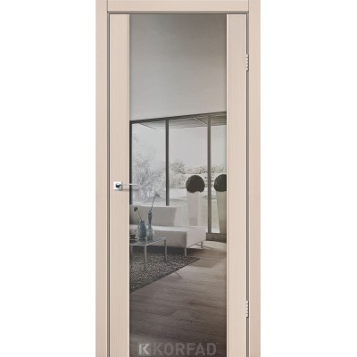 Міжкімнатні Двері SR-01 дзеркало срібло Korfad-0