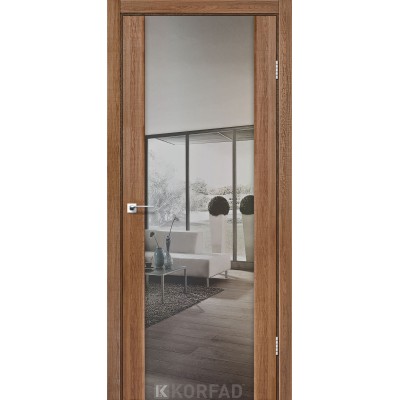 Міжкімнатні Двері SR-01 дзеркало срібло Korfad-2