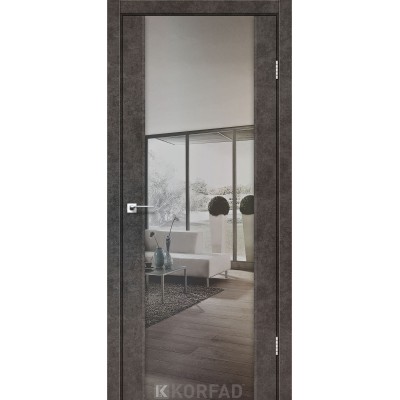 Межкомнатные Двери SR-01 зеркало серебро Korfad-7
