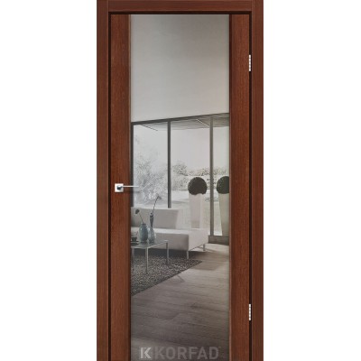Межкомнатные Двери SR-01 зеркало серебро Korfad-9