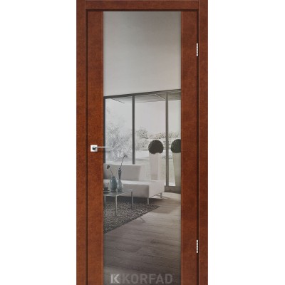 Міжкімнатні Двері SR-01 дзеркало срібло Korfad-10