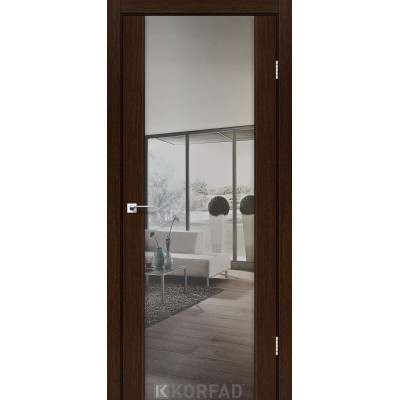 Межкомнатные Двери SR-01 зеркало серебро Korfad-12