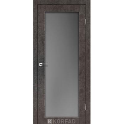 Міжкімнатні Двері SV-01 сатин графіт Korfad ПВХ плівка-6