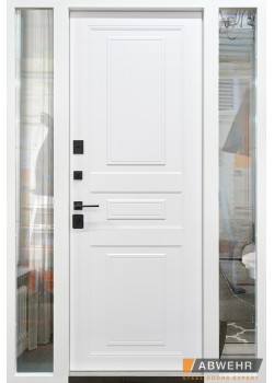 Нестандартні двері з терморозривом Scandi (RAL 7021 + Білий), 1400-1600*2200, комплектація FRAME Abwehr
