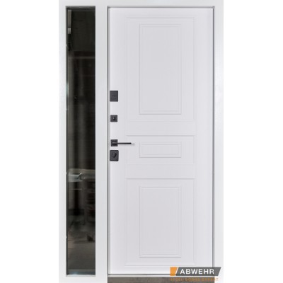 Вхідні Нестандартні двері з терморозривом Scandi (RAL 7021 + Білий), до 1400*2650, комплектація FRAME Abwehr-1
