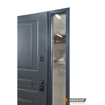 Входные Нестандартные двери с терморазрывом Scandi (RAL 7021 + Белый), до 1400*2650, комплектация FRAME Abwehr-5
