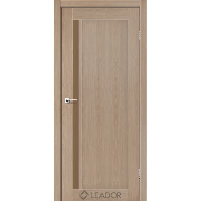 Міжкімнатні Двері Toskana сатин бронза Leador ПВХ плівка-0