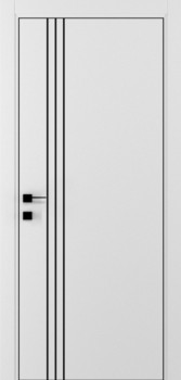 Двери A04 черный молдинг, ПОЛОТНА 800*2000мм INSIDE, Правый - 1шт + короб+наличник лицевой Dooris