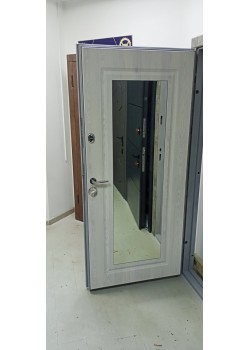 Двері Аліса Базальт з дзеркалом, Базальт лофт / Сосна прованс, 2030х950 L, М4 Very Dveri