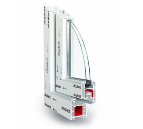 Металлопластиковые двери Aluplast Ideal 2000 800 x 2000 мм