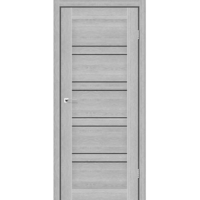 Межкомнатные Межкомнатная дверь в сборе с коробкой и фурнитурой ANTALYA BLK "StilDoors" ПВХ плёнка-1