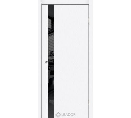 Межкомнатные Двери Leador Doors Дверной блок в сборе с фурнитурой ASTI GLASS белый матовый ПВХ плёнка