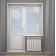 Балконный блок Rehau Euro 60 с глухим окном и поворотно-откидной дверью 1800 x 2100 мм-7-thumb