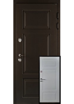 Двери Белфаст Трио Vinorit 2 цвета RAL 8019 Портала