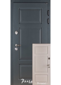 Двери Белфаст Трио Vinorit 2 цвета RAL 7016 Портала