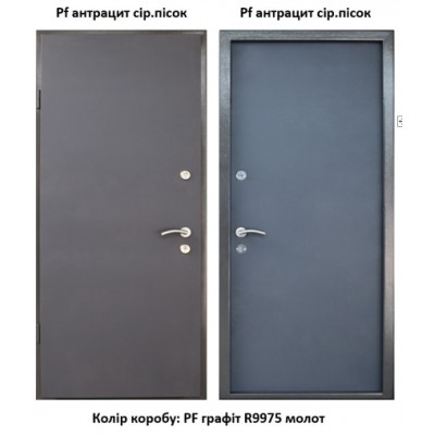 Вхідні Двері Proof SDW Baza Antracit Berez-2