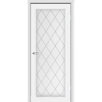 Міжкімнатні Двері CL-09 сатин білий Korfad ПВХ плівка-0