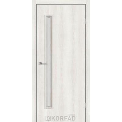 Міжкімнатні Двері CORNER GLASS-01 Korfad Express ПВХ плівка-0