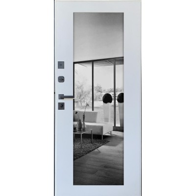 Входные Двери Кристал с зеркалом 2 контура Элит Плюс Redfort-2
