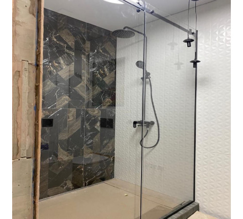 Скляна душова Перегородка SlidePro Aqua Line Лагуна 3