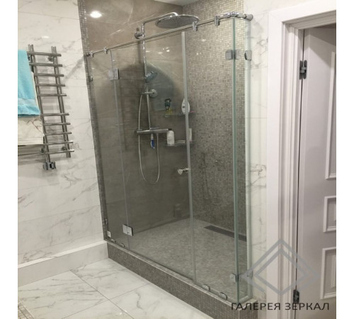 Скляна душова Перегородка SlidePro Aqua Line Оазис 4