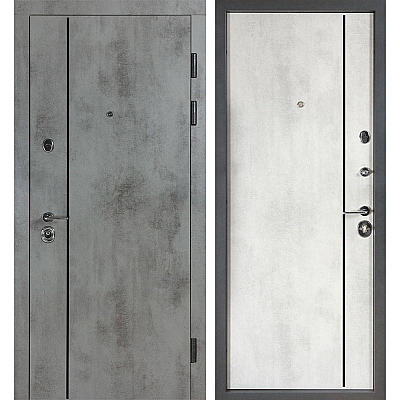 Входные Двери К-8 МОДЕЛЬ 554 Оксид темный/Оксид светлый Булат-0