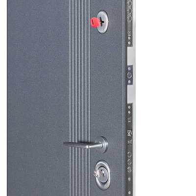 Вхідні Двері B-81 Модель 172 Антрацит/Біла шагрень Булат-4