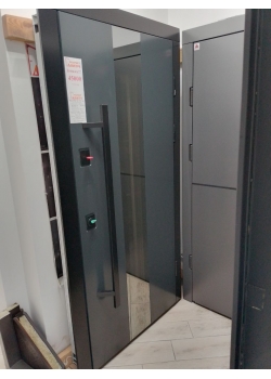 Двері Cotage1 (KT1 з терморозривом) 496 UFO BLACK RAL 7016, Блок 960*2050 мм. права Abwehr